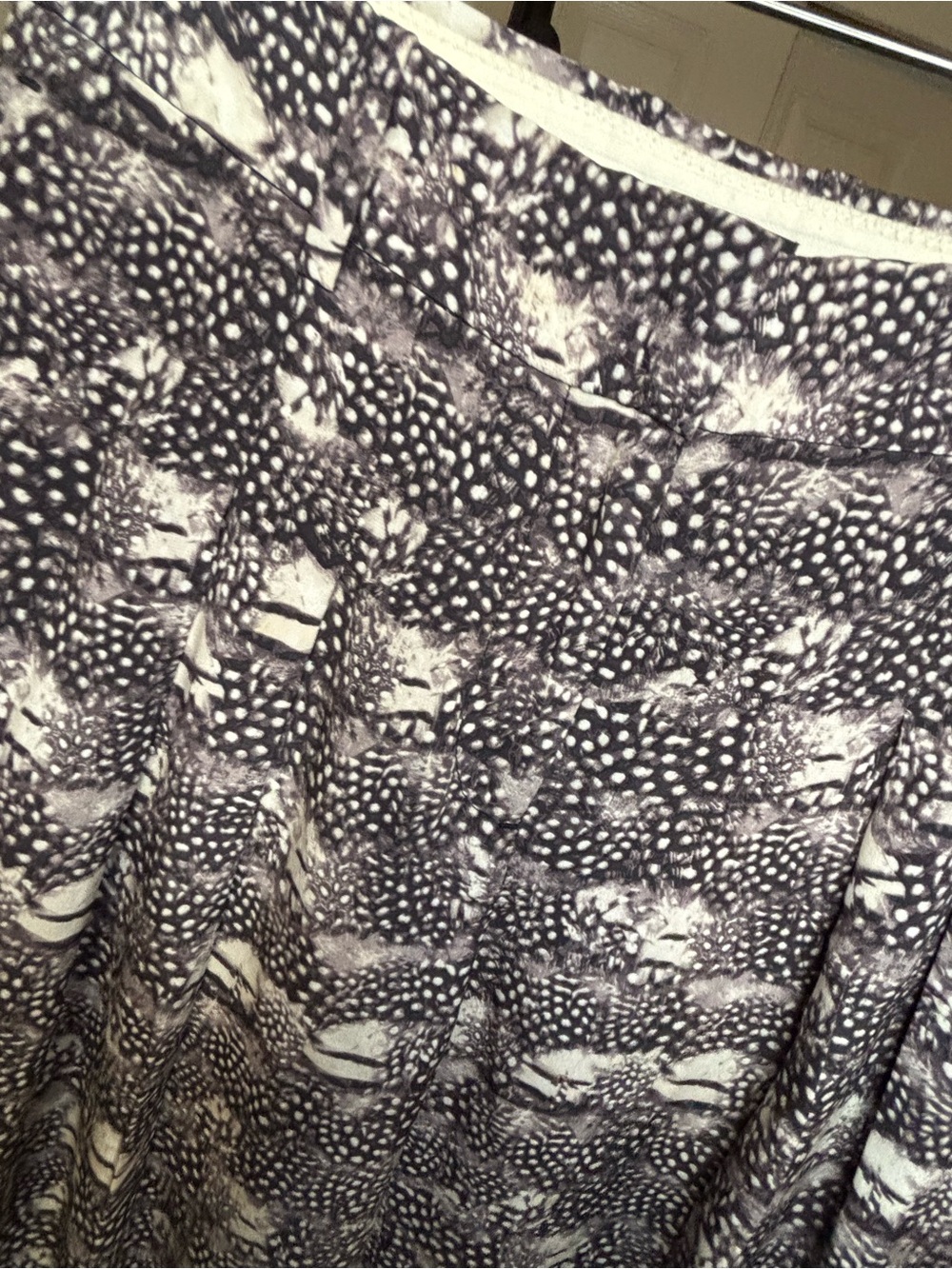 J. Crew Silk Black and White Printed Maxi Pants - Picture 5 of 6